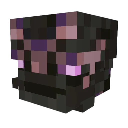 Drown3d_ Minecraft avatar head, 3D render
