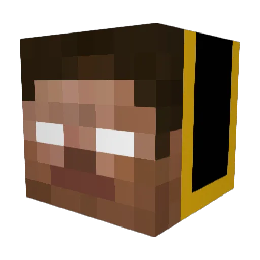DrowsyGiant8 Minecraft avatar head, 3D render