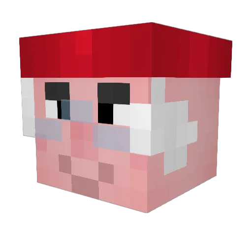 Drowzeeking04 Minecraft avatar head, 3D render