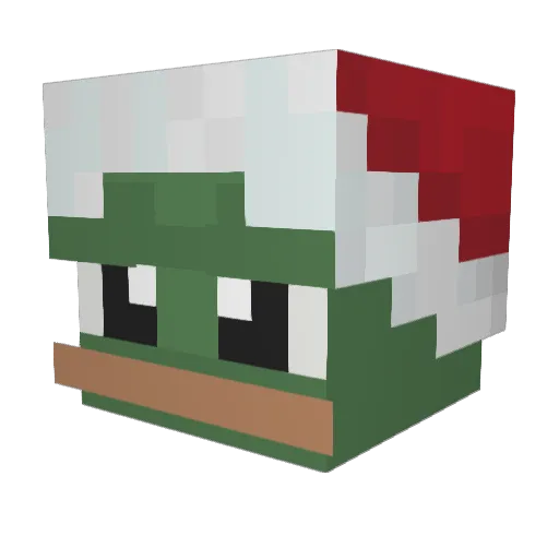 DrowzyJonny Minecraft avatar head, 3D render