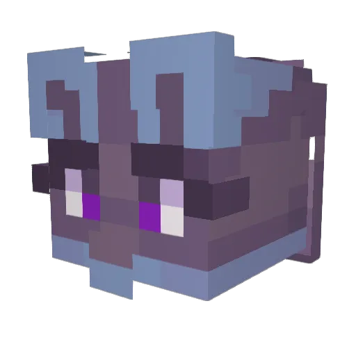 Droxxie Minecraft avatar head, 3D render