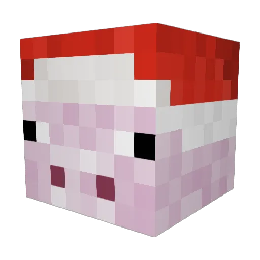Drozz_ Minecraft avatar head, 3D render