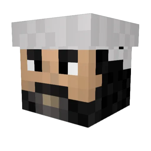 Drpropper123 Minecraft avatar head, 3D render