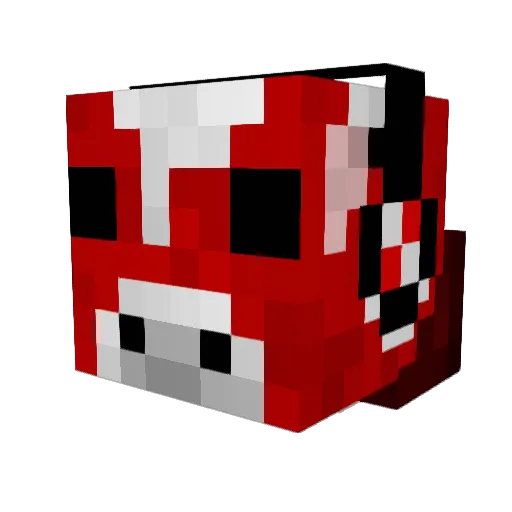 Drsac Minecraft avatar head, 3D render