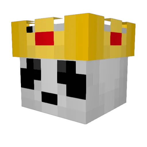 Drschutter Minecraft avatar head, 3D render