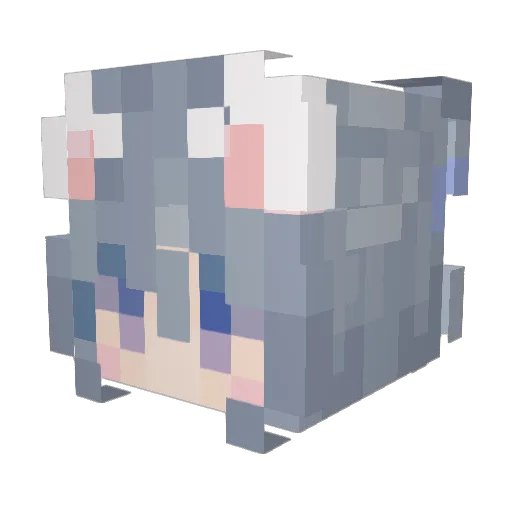 Drstreeth Minecraft avatar head, 3D render
