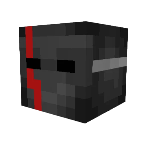 DruNGK Minecraft avatar head, 3D render