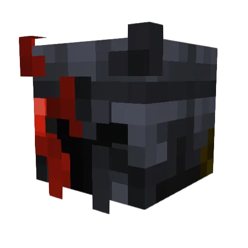 DruTang Minecraft avatar head, 3D render