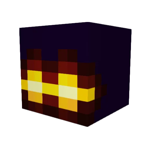 Drubear124 Minecraft avatar head, 3D render