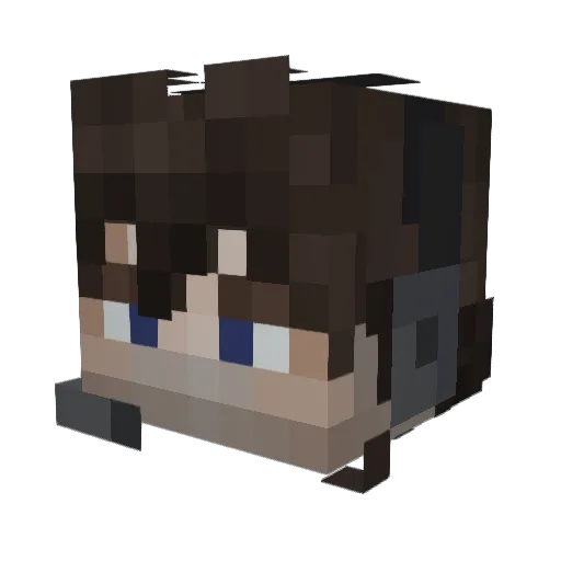 Drud_Dude Minecraft avatar head, 3D render