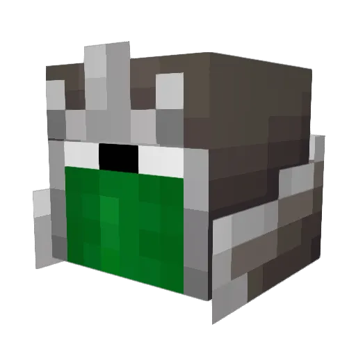 DrugEnthusiast Minecraft avatar head, 3D render