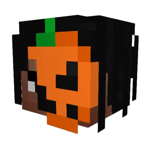 Drugzy Minecraft avatar head, 3D render