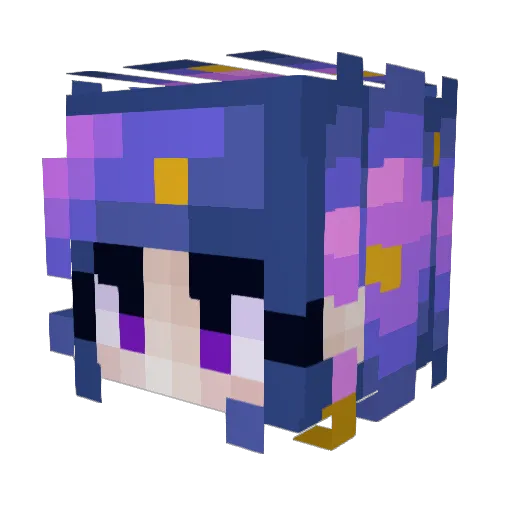 DruidJake Minecraft avatar head, 3D render