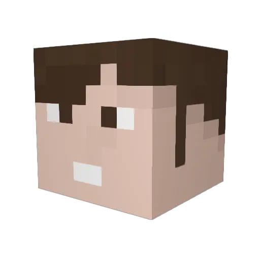 DruidoftheNord Minecraft avatar head, 3D render