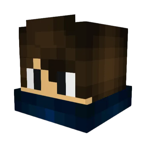 Druidoxxx Minecraft avatar head, 3D render
