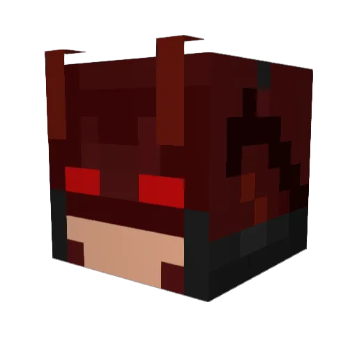 DrumSpic69 Minecraft avatar head, 3D render
