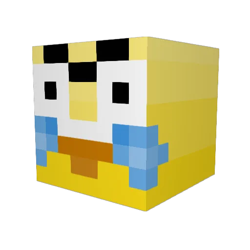 Drummerzx Minecraft avatar head, 3D render