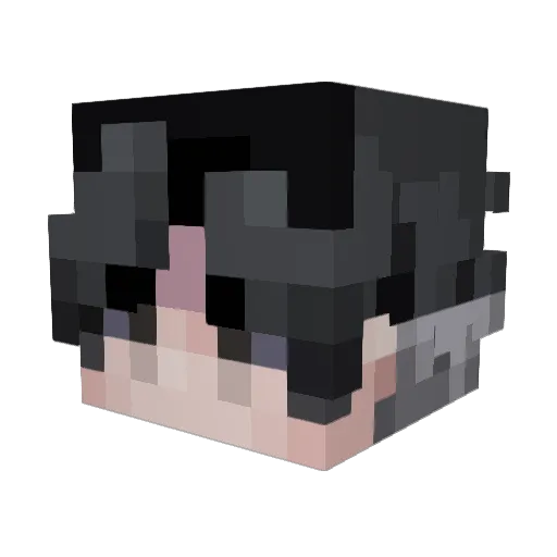 DrunkRp Minecraft avatar head, 3D render