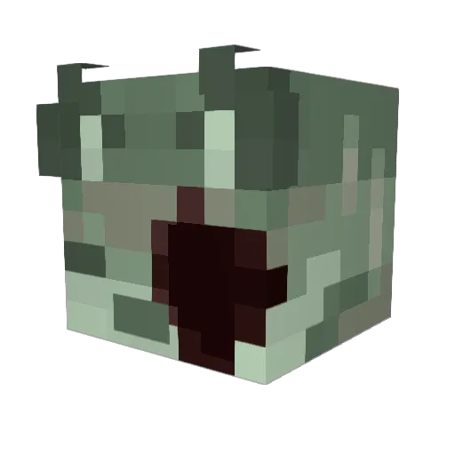 Drunk_Umbreon Minecraft avatar head, 3D render