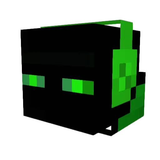 DrunkenAxel Minecraft avatar head, 3D render