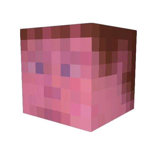 Drunkenmonke6 Minecraft avatar head, 3D render