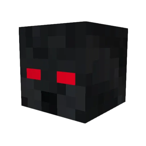 Drunq Minecraft avatar head, 3D render