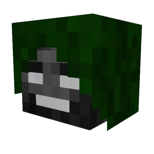 Druthyn Minecraft avatar head, 3D render
