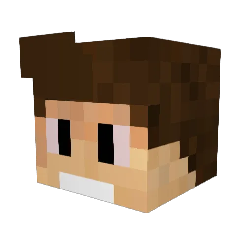 DrxpZ Minecraft avatar head, 3D render