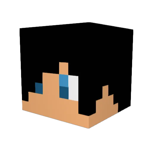 DryTitan Minecraft avatar head, 3D render