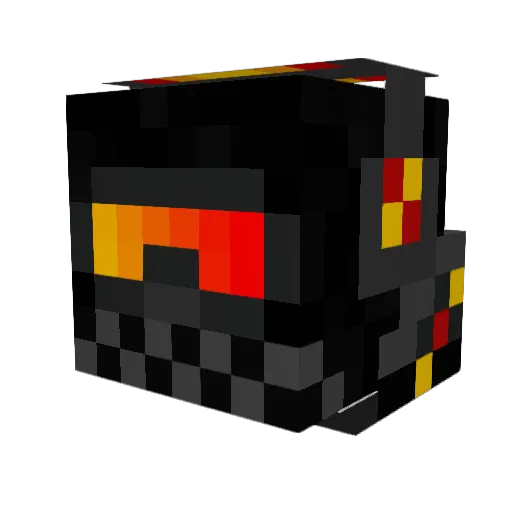 Dry_650 Minecraft avatar head, 3D render