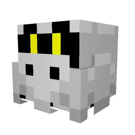 Dry_Bones1 Minecraft avatar head, 3D render