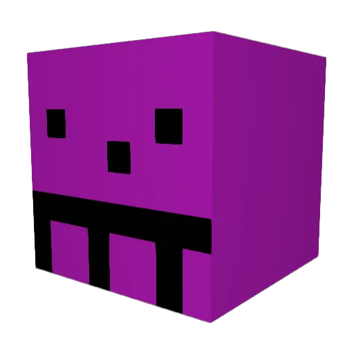 Dryftor Minecraft avatar head, 3D render
