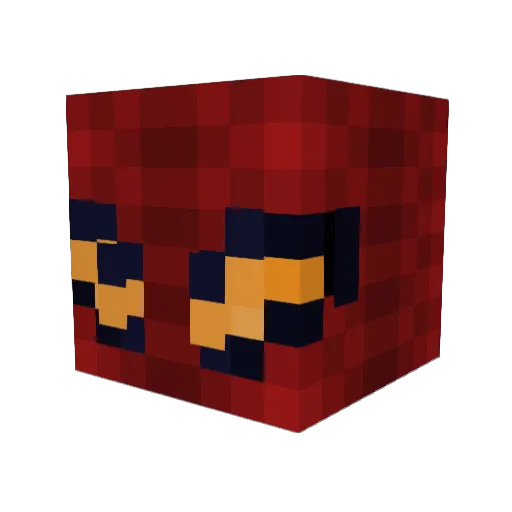 Dryzo Minecraft avatar head, 3D render