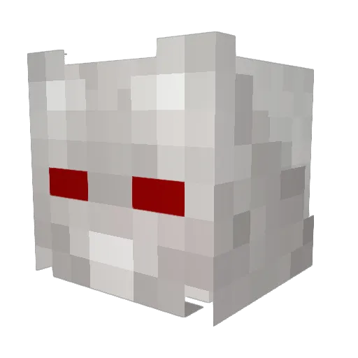 Drzwh Minecraft avatar head, 3D render
