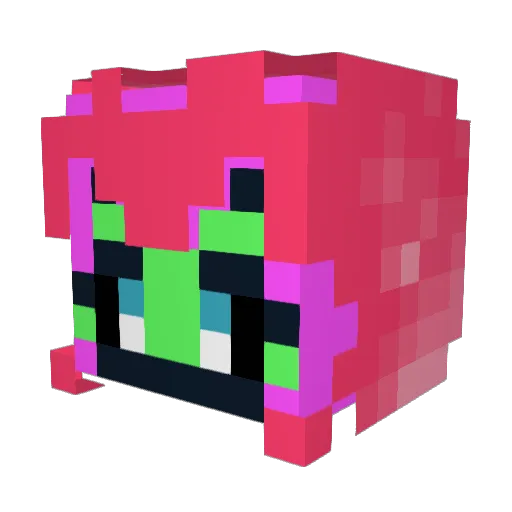 DsCapri Minecraft avatar head, 3D render