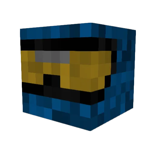 Dscott5516 Minecraft avatar head, 3D render