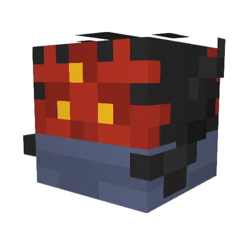 DsefCZ Minecraft avatar head, 3D render