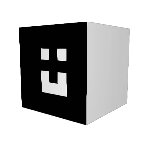 Dskip Minecraft avatar head, 3D render