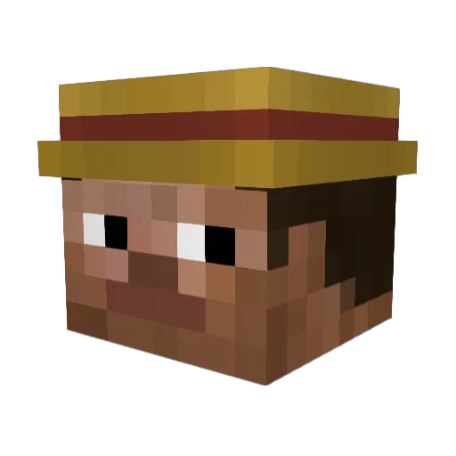 Dspec485 Minecraft avatar head, 3D render