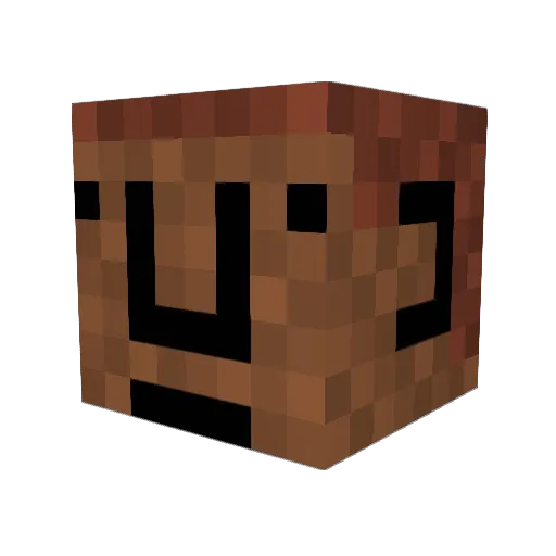 Dstr0y Minecraft avatar head, 3D render
