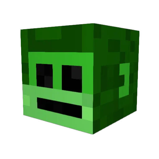 Dsunami Minecraft avatar head, 3D render