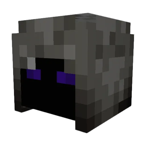 DtWelo Minecraft avatar head, 3D render