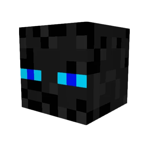 DuAugust Minecraft avatar head, 3D render