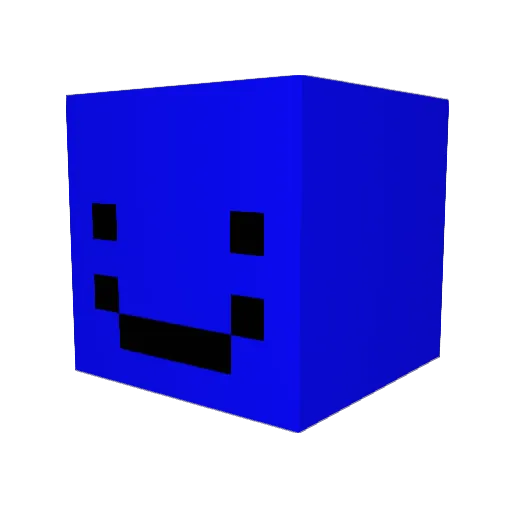 DuCorte Minecraft avatar head, 3D render