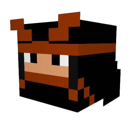 DuDDu85 Minecraft avatar head, 3D render