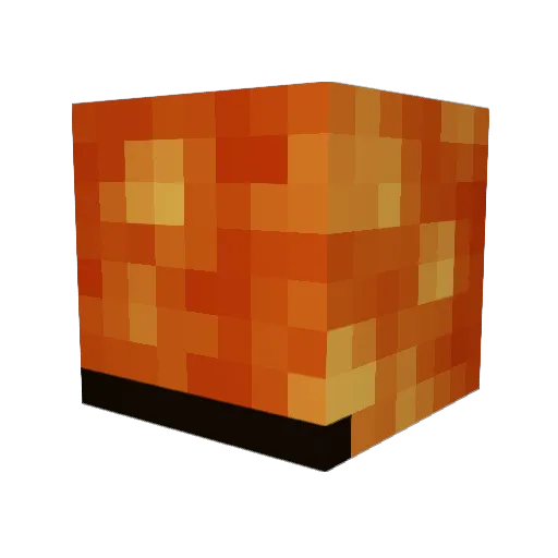 DuDuck2 Minecraft avatar head, 3D render