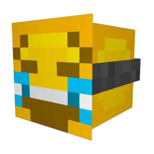 DuMbLeDoRe101 Minecraft avatar head, 3D render