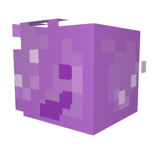 DuTrueTrueTrue Minecraft avatar head, 3D render