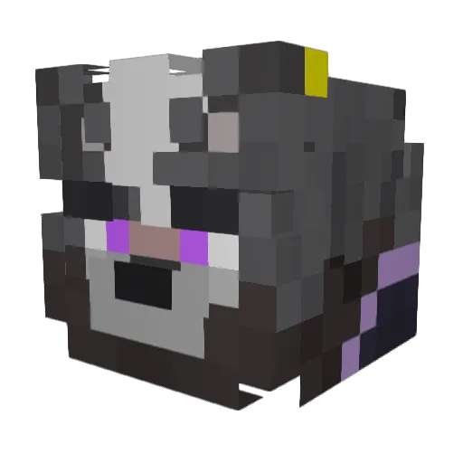 Du_Lang_ Minecraft avatar head, 3D render