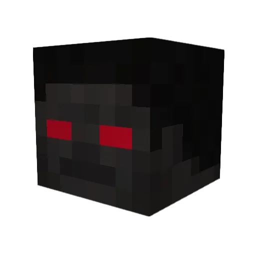 Du_fik_LLL Minecraft avatar head, 3D render